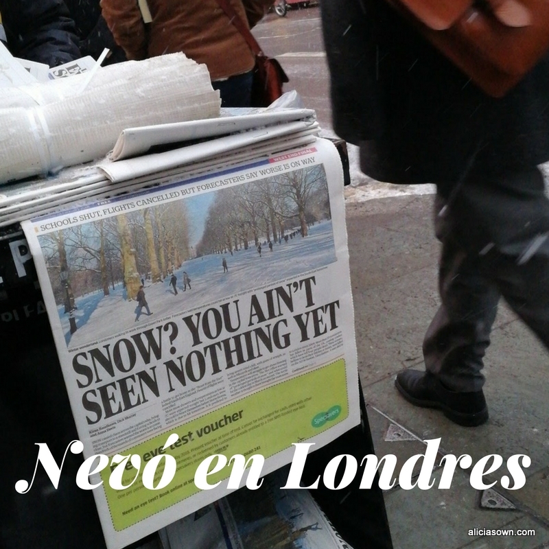 Nevó En Londres